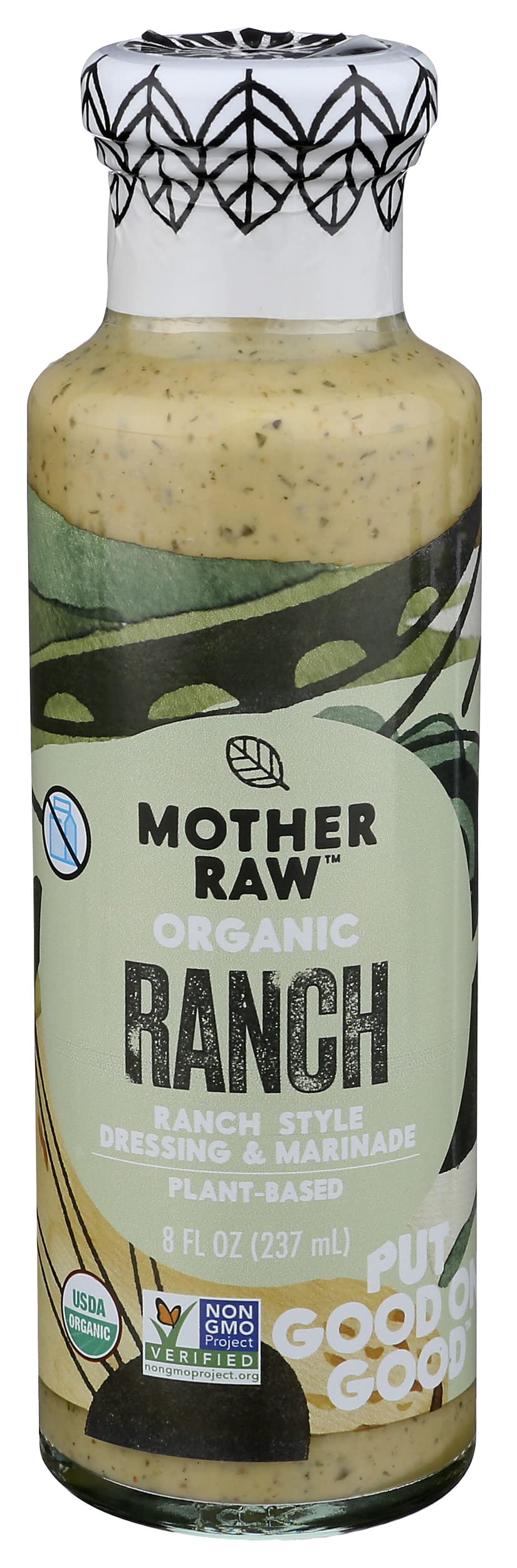 Mother Raw, Dressing Marinade Ranch Organic, 8 Fl Oz