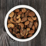 BobbySue's Nuts Everything Goes Nuts Gourmet Snack, All-Natural, Gluten Free, Low Sugar, and High Protein Nut Mix of Almonds, Cashews, Pecans, 8 Oz, 1