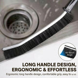 UaneXee 8 Pcs Hard Bristle Crevice Cleaning Brush,Gap Cleaning Brush,Grout & Gap Crevice Brush for Deep Cleaning Kitchen Sink Window Tracks Bathroom