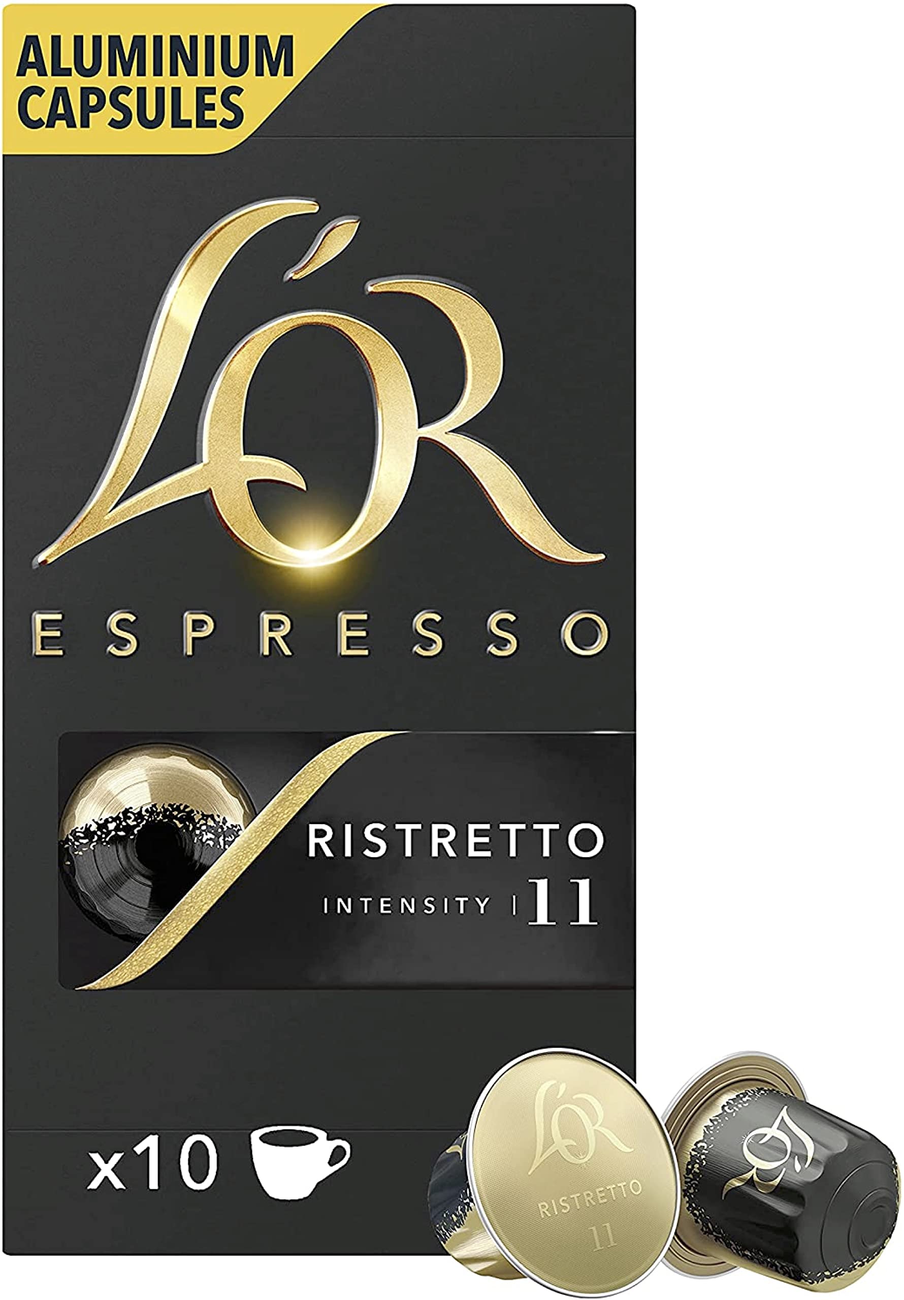 L'or Espresso Ristretto Intensity 11 Nespresso Compatible Coffee Capsules
