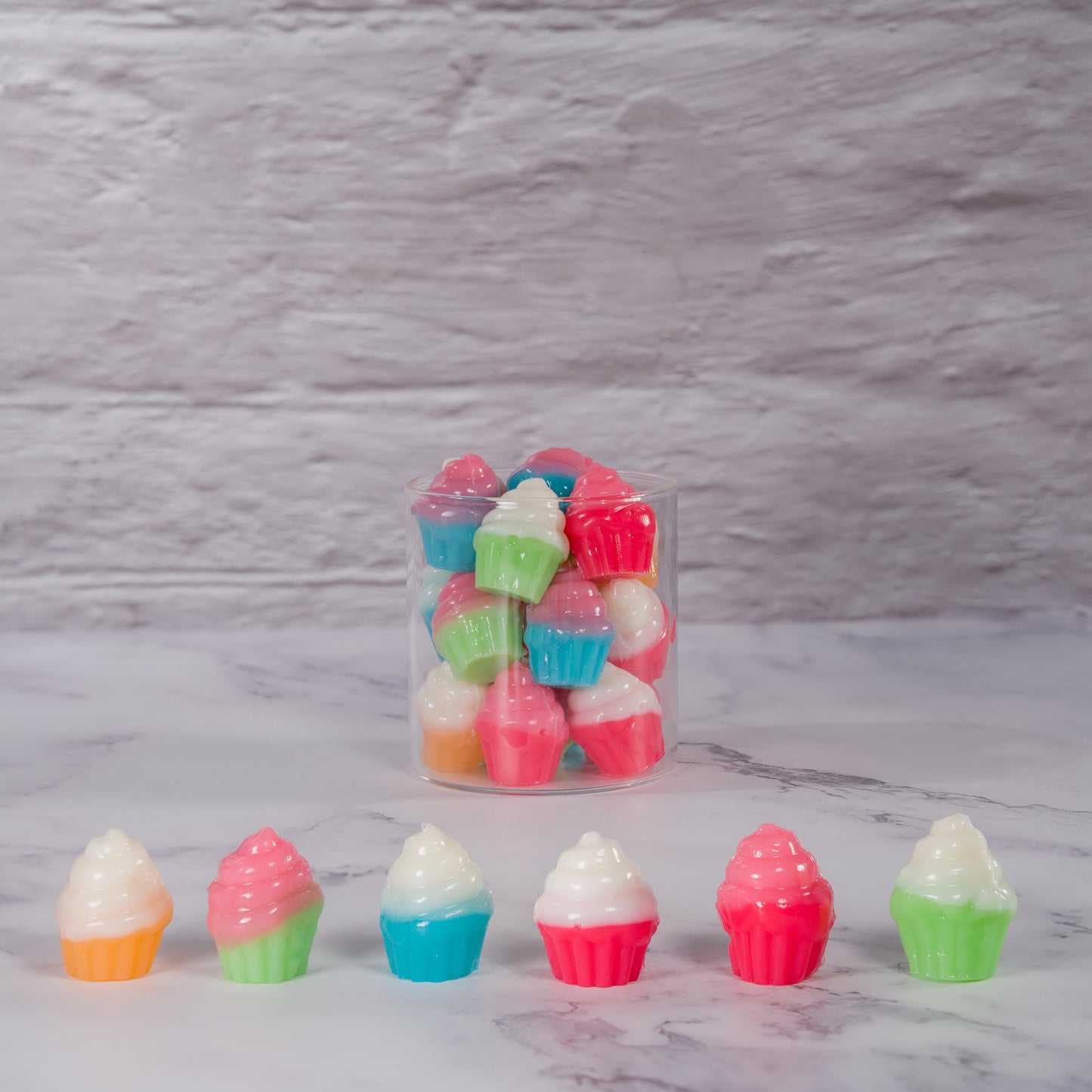 Smarty Stop Gummy 3D Cupcake Candy (1 Pound (Pack of 1))