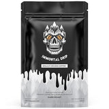 Shilajit Coffee - Immortal Drip, Organic Dark Roast Ground Coffee, Himalayan Shilajit-Infused, High-Caffeine, Vitamins - Fulvic Acid & 85+ Minerals