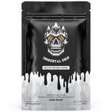 Shilajit Coffee - Immortal Drip, Organic Dark Roast Ground Coffee, Himalayan Shilajit-Infused, High-Caffeine, Vitamins - Fulvic Acid & 85+ Minerals