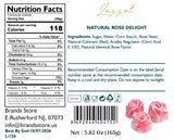 Lezzet, Handmade Rose Turkish Delight, Traditional Lokum, 9 Pieces, Premium Lokum with Real Rose Flavor with Gift Box, 5.82 oz (165g)