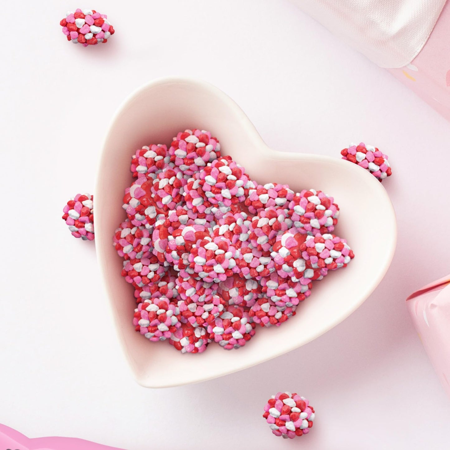 Nerds Valentine's Gummy Clusters Candy, 8 oz Stand Up Bag