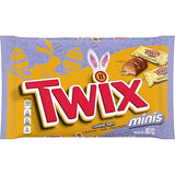 Twix (1 Bag) Easter Cookie Bars Caramel Milk Chocolate Minis 10.43 oz / 295.7 g Approx 10 Servings Per Pack