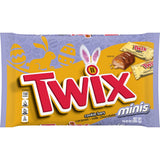 Twix (1 Bag) Easter Cookie Bars Caramel Milk Chocolate Minis 10.43 oz / 295.7 g Approx 10 Servings Per Pack