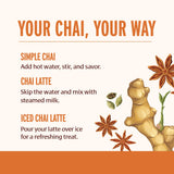 Banyan Botanicals Masala Chai - Organic Tea with Assam Black Tea, L-Theanine & Adaptogenic Herbs - Vegan, Loose Leaf, Fair Trade - 3 oz, 42 Servings