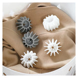 Reusable Silicone Laundry Balls, Pet Hair Remover and Catcher for Washing Machine, Anti-Tangle Clothes Cleaning Tool for Household Use(White 10PCS)