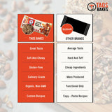 Taos Bakes - Caramel Pecan + Cranberries - Breakfast Bars - 5g Fiber & Gluten Free - Healthy Snacks for Adults - Filled with Pecans, Cranberries