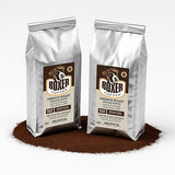 Boxer Coffee Dark Roast French Roast Ground Coffee - Specialty Grade Single Origin Arabica - 2 Pack (1 lb Each, Total 2 lbs)