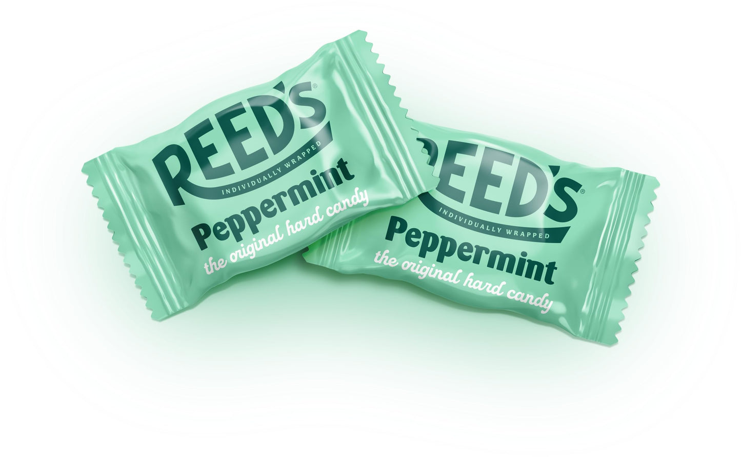 Reed’s Individually Wrapped Peppermint Candy | Traditional Peppermint Hard Candy | Reed’s Candy Hard Peppermint Minty Fresh and Surprisingly Sweet