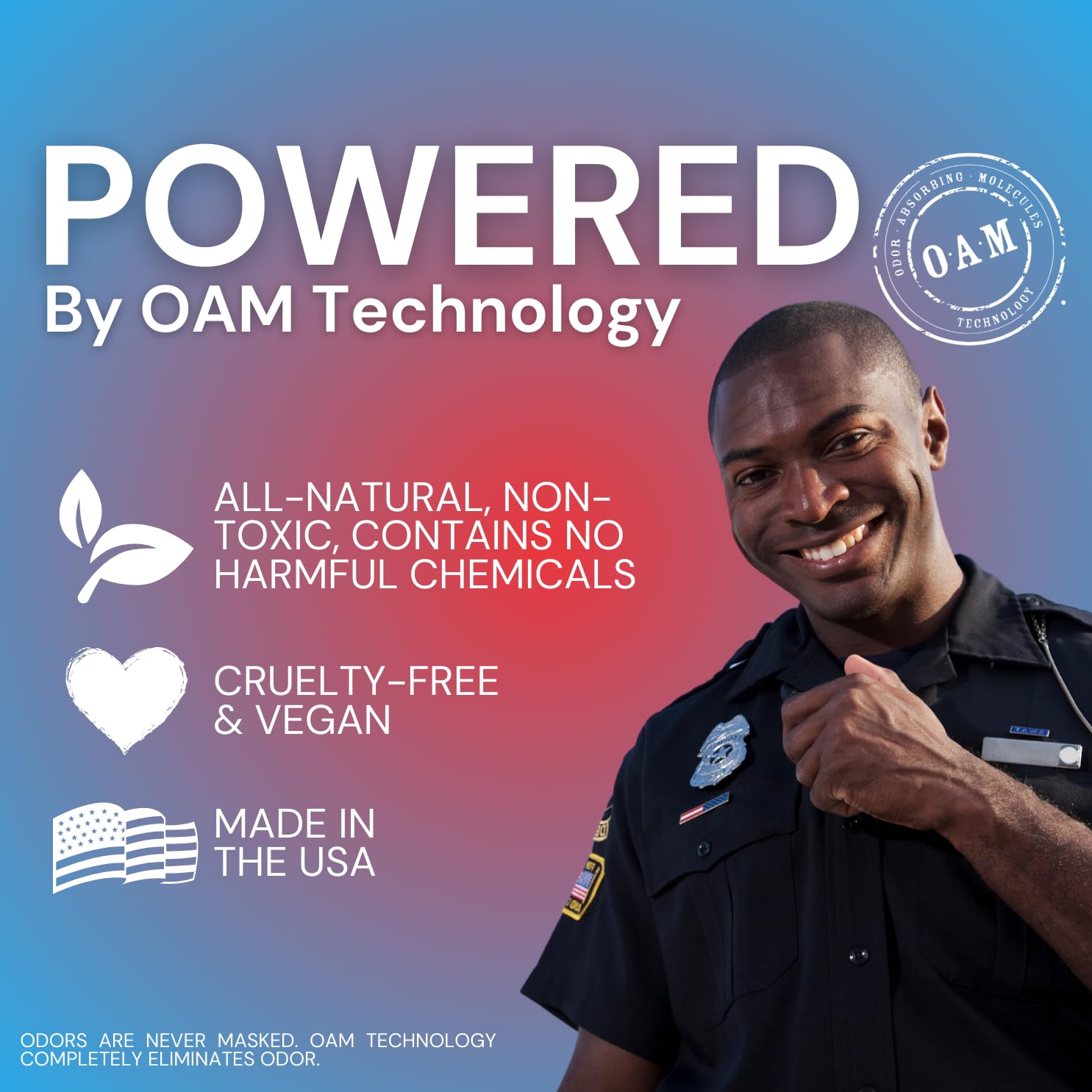Arrest My Vest Military Grade Laundry Booster Deodorizer For Strong Odor to Get The Sweat Smell Out of Clothes, Uniforms, Police Gear, and All Fabrics