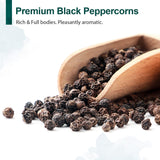 Soeos Himalayan Pink Salt 39 oz + Whole Black Peppercorns 18 oz, Coarse Grain, Kosher Salt for Grinder Refill, Salt and Pepper Grinder, Non-GMO