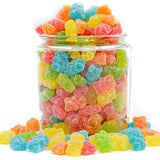 Guatemalan Gummy Bears 2 lb - Assorted Flavors (Orange, Peach, Cherry, Grape, Cranberry, Apple), Gelatin Based Gummies, Bulk Jelly Fruit Candy in