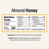 Rise Breakfast Whey Protein Bars Almond Honey, 18g Protein, 2.01 oz (12 Pack)