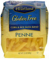 Heartland Gluten Free 3 Variety Pasta Pack Bundle - 1- 12 Oz. Penne 1-12 Oz. Fusili and 1- 12 Oz. Spaghetti