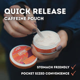 CAFFYNE Energy Pouches by Long Run Co. - All Natural Caffeine + B Vitamins + L-Theanine | Sugar-Free & 0 Calories | 100mg of Caffeine in Each Pouch