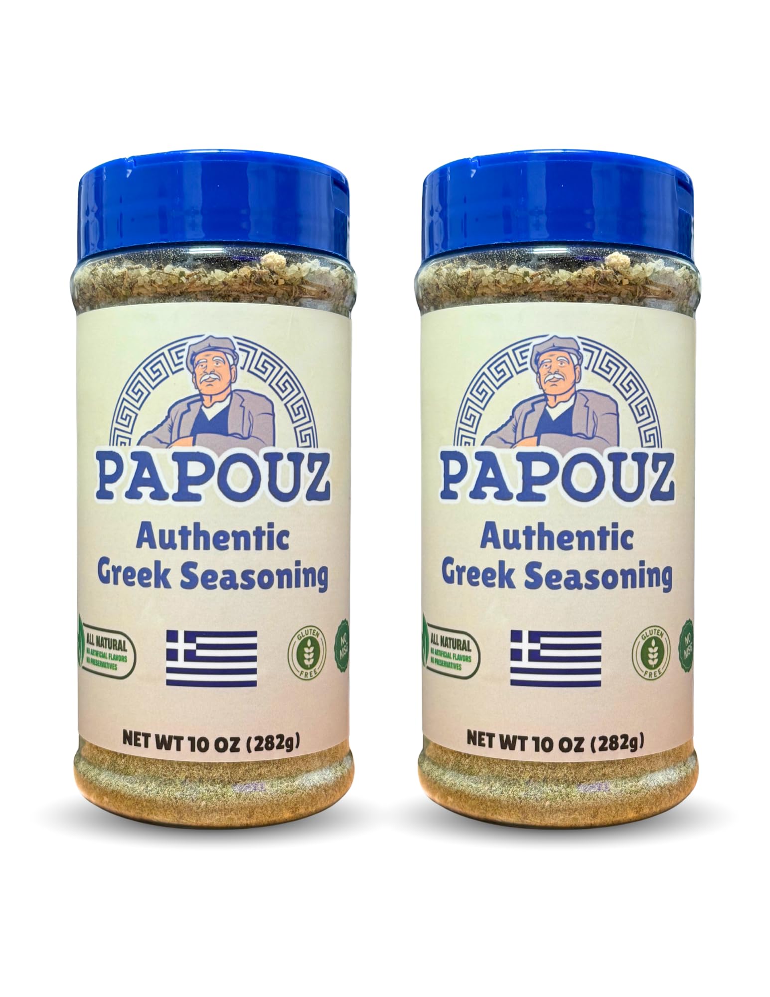 Papouz Greek Seasoning All-Purpose Mediterranean Seasoning & Rub - Multi Pack Spice Mix for Chicken, Potatoes, Beef, Lamb, Pork, Fish, Gyros