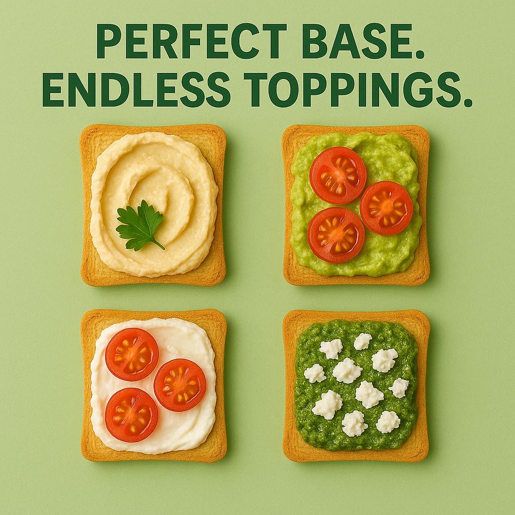 Only Kosher Candy Melba Toast Classic Roasted Original Kosher Parve with No Artificial Flavor, Fresh Natural Ingredients, Kosher Certified Delicious