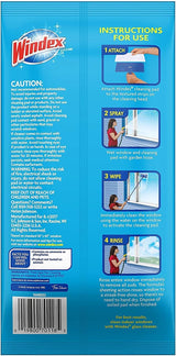 Windex Outdoor All-in-One Window Cleaner Pads Refill, 2 Count (Pack of 1)