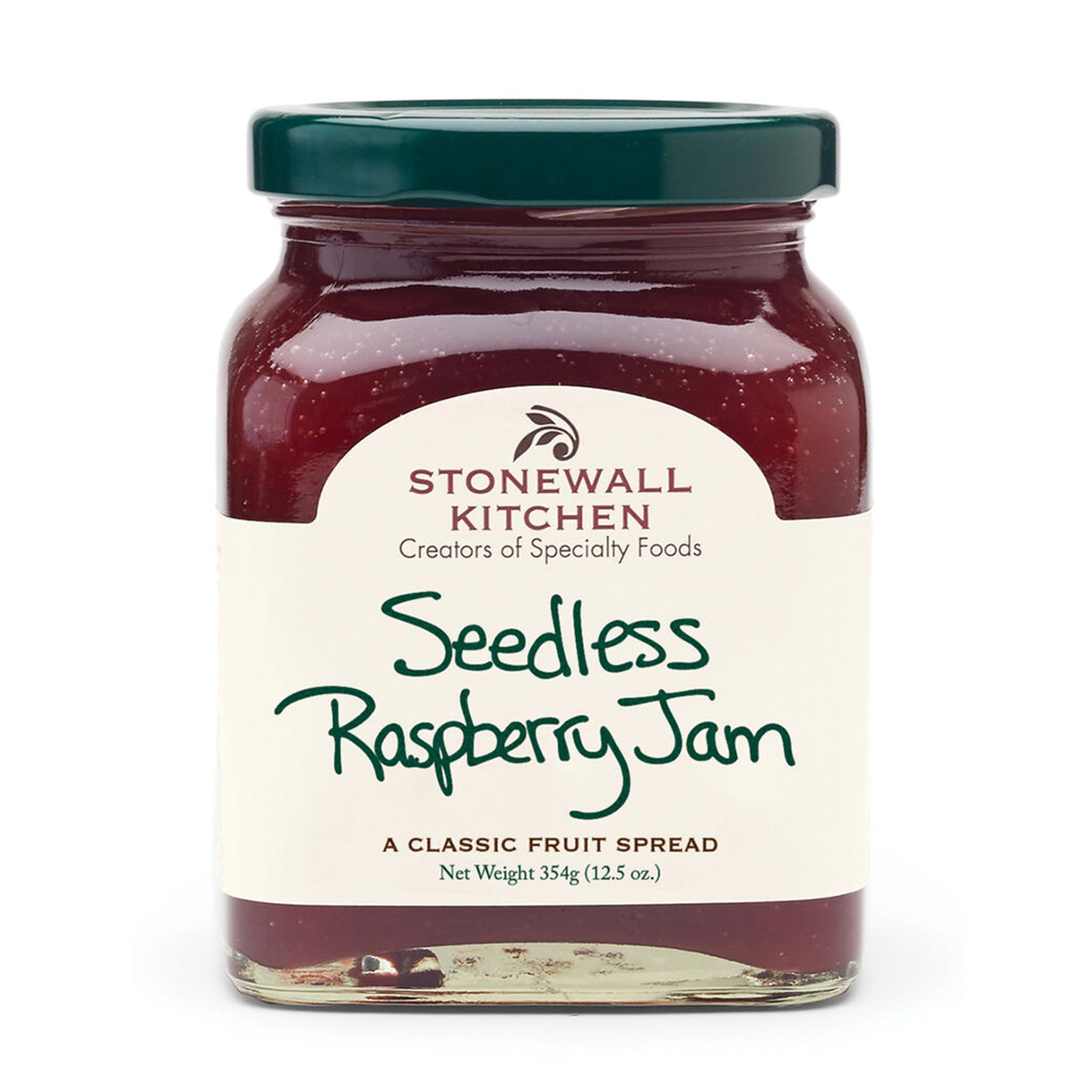Stonewall Kitchen Seedless Raspberry Jam, Raspberry Jelly, 12.5 Ounces