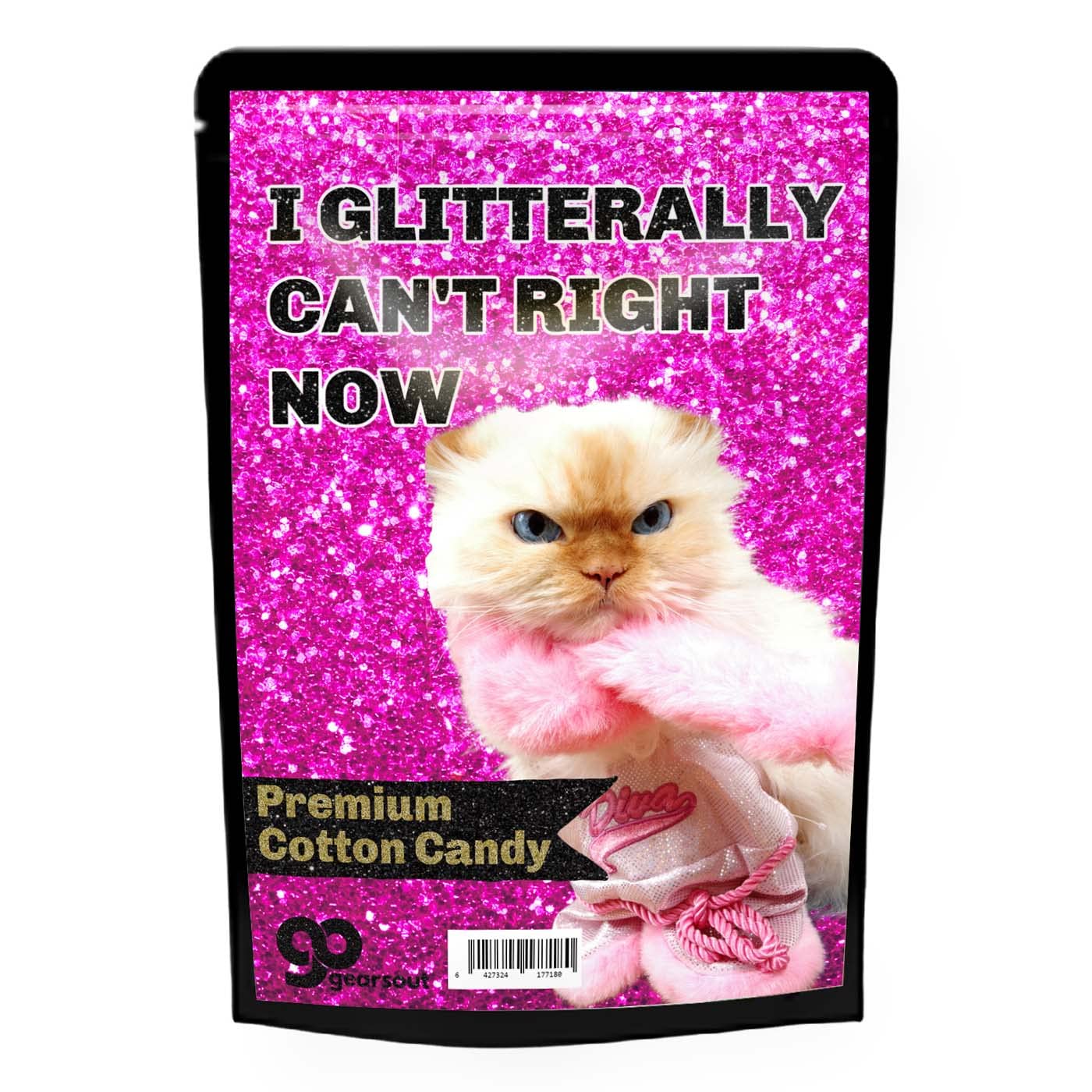 I GLITTERLY CAN'T RIGHT NOW Gourmet Cotton Candy - Stocking Stuffers, Easter Basket Gift Ideas, Mother's Day - Funny Gift Ideas for Best Friend