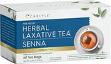 Carlyle Herbal Laxative Senna Leaf Tea | 60 Tea Bags | No Caffeine | Helps with Occasional Constipation | Vegetarian, Non-GMO & Gluten Free