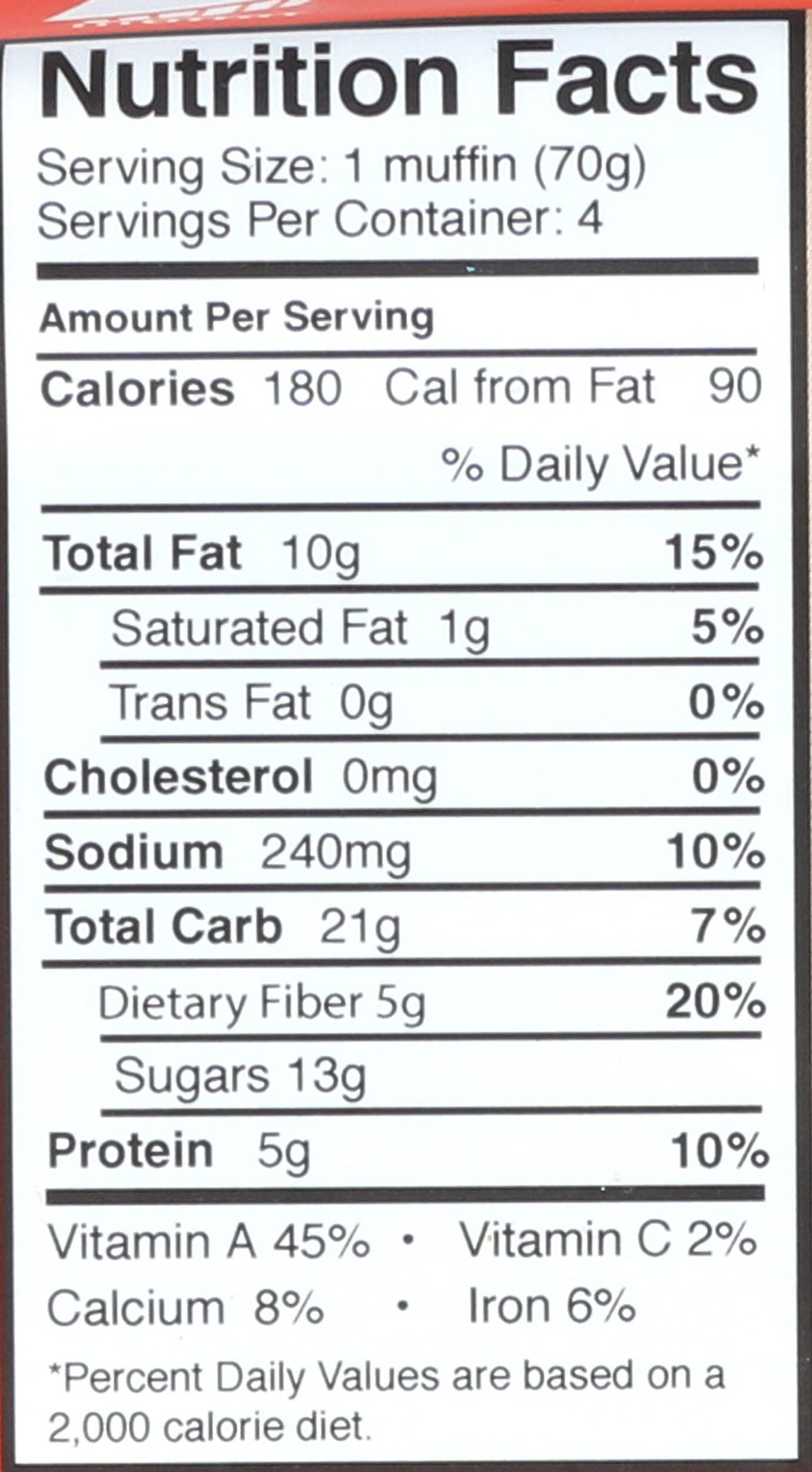 Muffin Revolution 24 Carrot Gold Paleo Muffins, 11 OZ