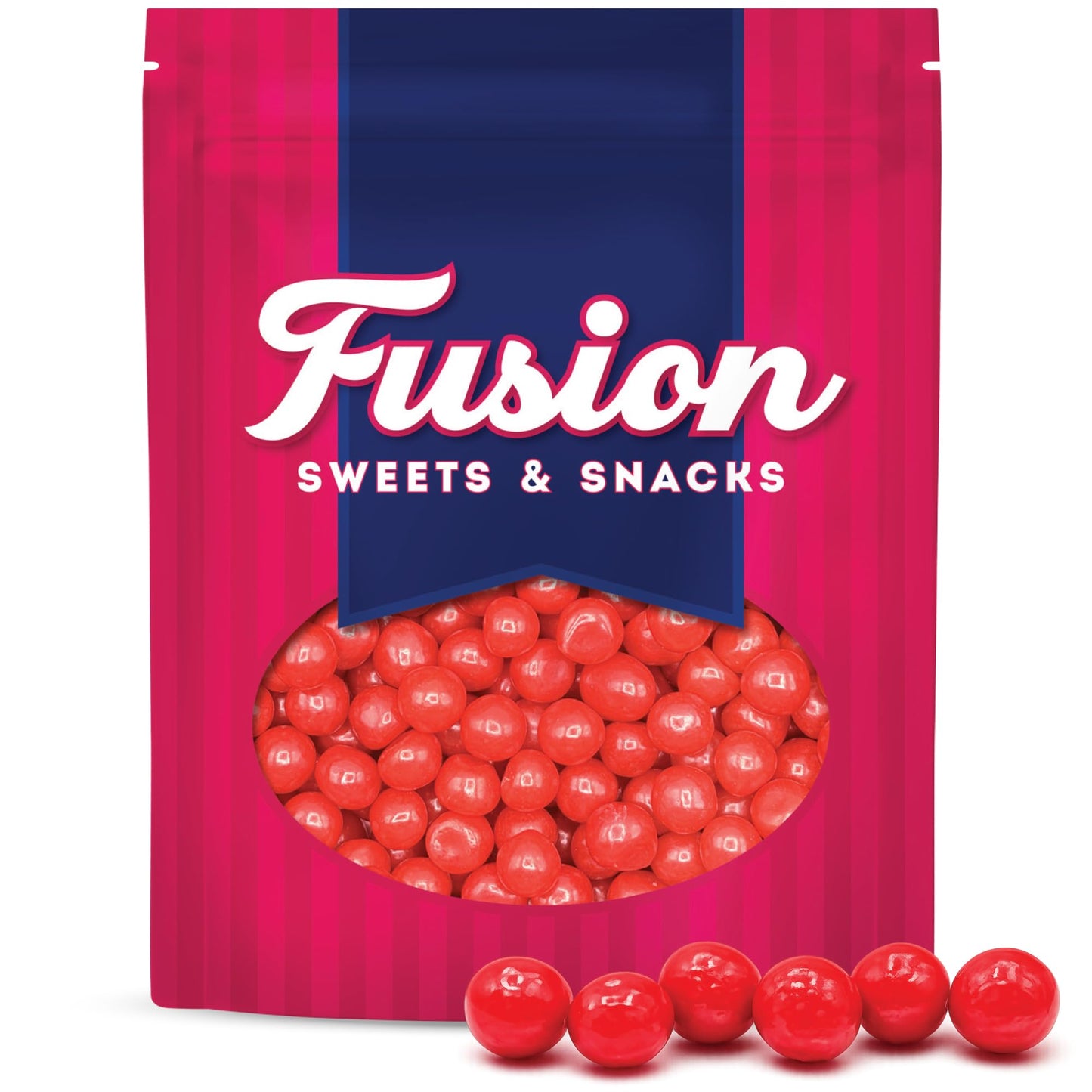 Cherry Sours Candy, 1 Pounds Bulk Cherry Candies - Chewy Jelly Candy Balls, Red Sour Balls, Old Fashioned Sweet Tangy Sour Valentine's Day Treats