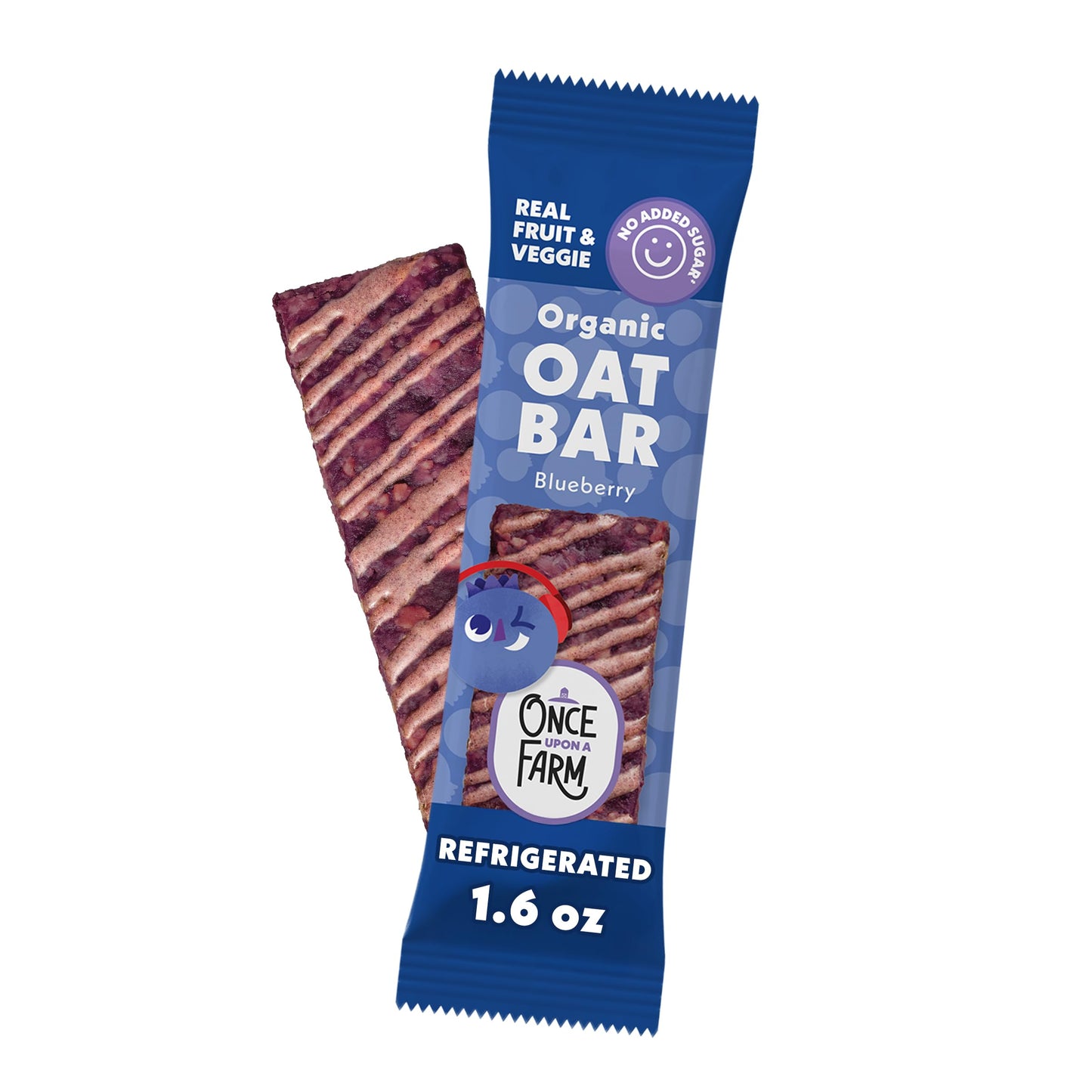 Once Upon a Farm Organic Blueberry Refrigerated Oat Kids' Bar,1.6oz