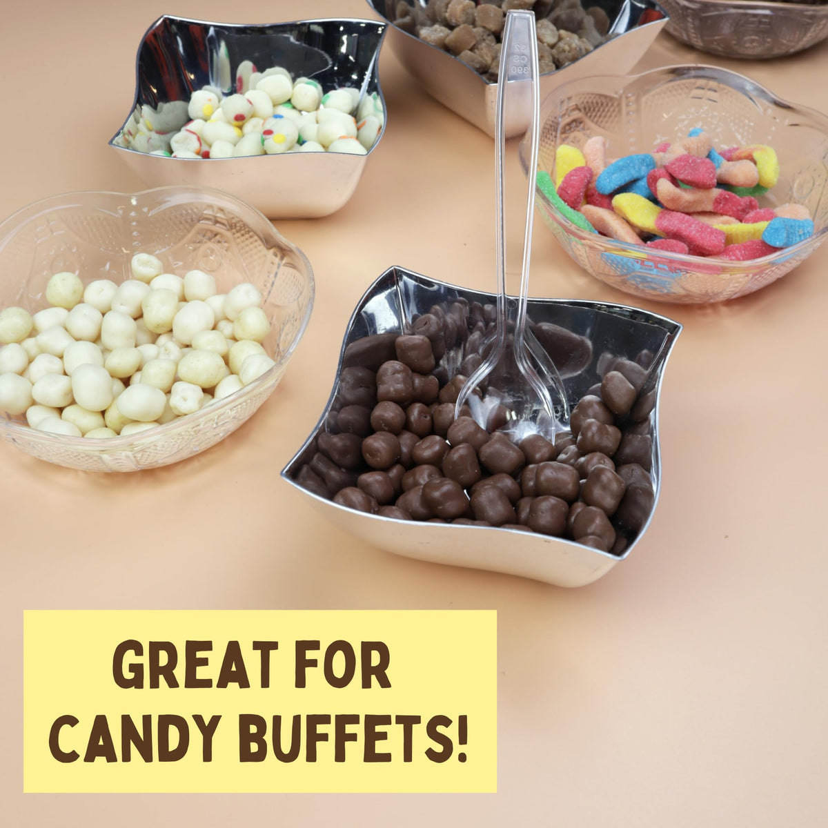 Peanut Butter Edible Cookie Dough Bites, Mini Dessert Topper Candy, 3.1 Ounces (Pack of 3)