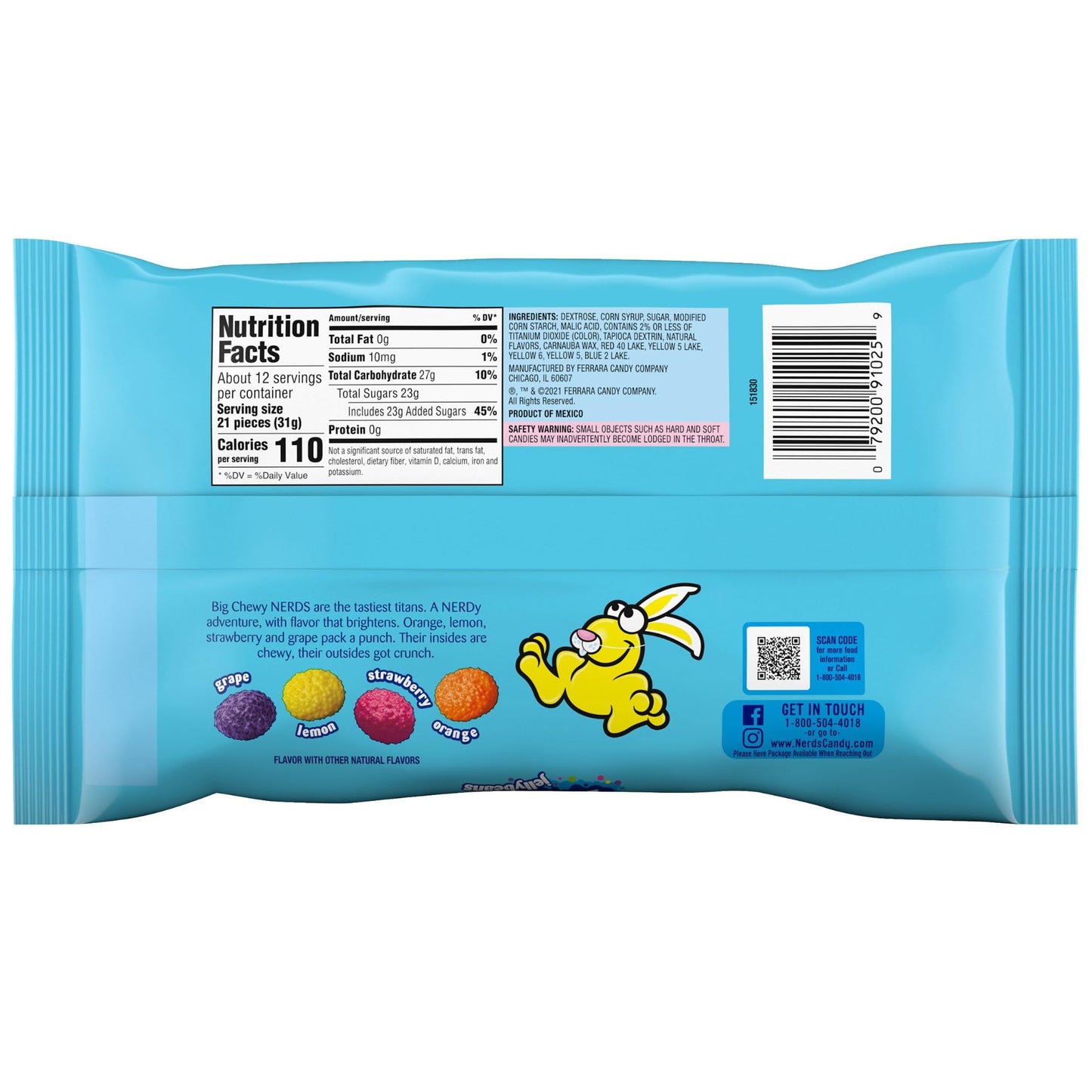 Easter Big Chewy Jelly Beans, Assorted Fruit Flavored Candy, Festive Egg Fillers or Party Favors, 13 Ounces (Pack of 2)