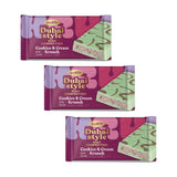 Gudlife Dubai Chocolate Mint 3-Pack | Refreshing Mint Cookies & Cream with Crunchy Cookies in White Chocolate Candy | Gourmet Dubai-Inspired Bites | 3