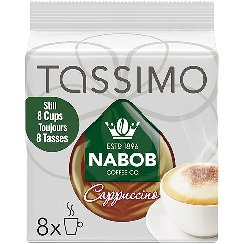 Tassimo Nabob Cappuccino Coffee Single Serve T-Discs, 8ct, 263g/9.3 oz., {Imported from Canada}