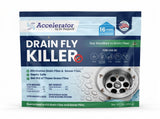 Drain Fly Killer Powder - Eliminates Drain Flies & Sewer Flies in Drains, Sinks, Showers - Fast-Acting Treatment - Septic Safe & Made in USA