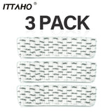 ITTAHO 3 PCS Window Scrubber Refill Sleeve, Reusable & Washable Scrubber Replacement Head for Window Professional Microfiber Cover Window Washer