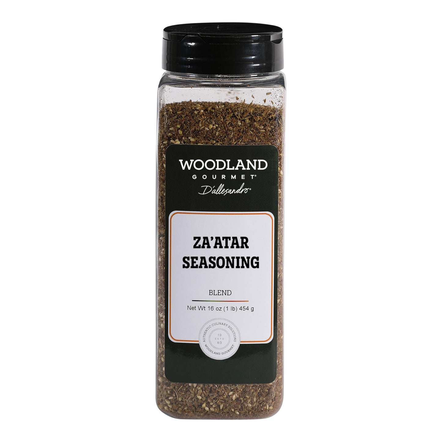 Za’atar Spice Blend, 16 oz - Middle Eastern Seasoning with Sumac, Thyme & Sesame - Lebanese Style Herb Mix by Woodland Gourmet