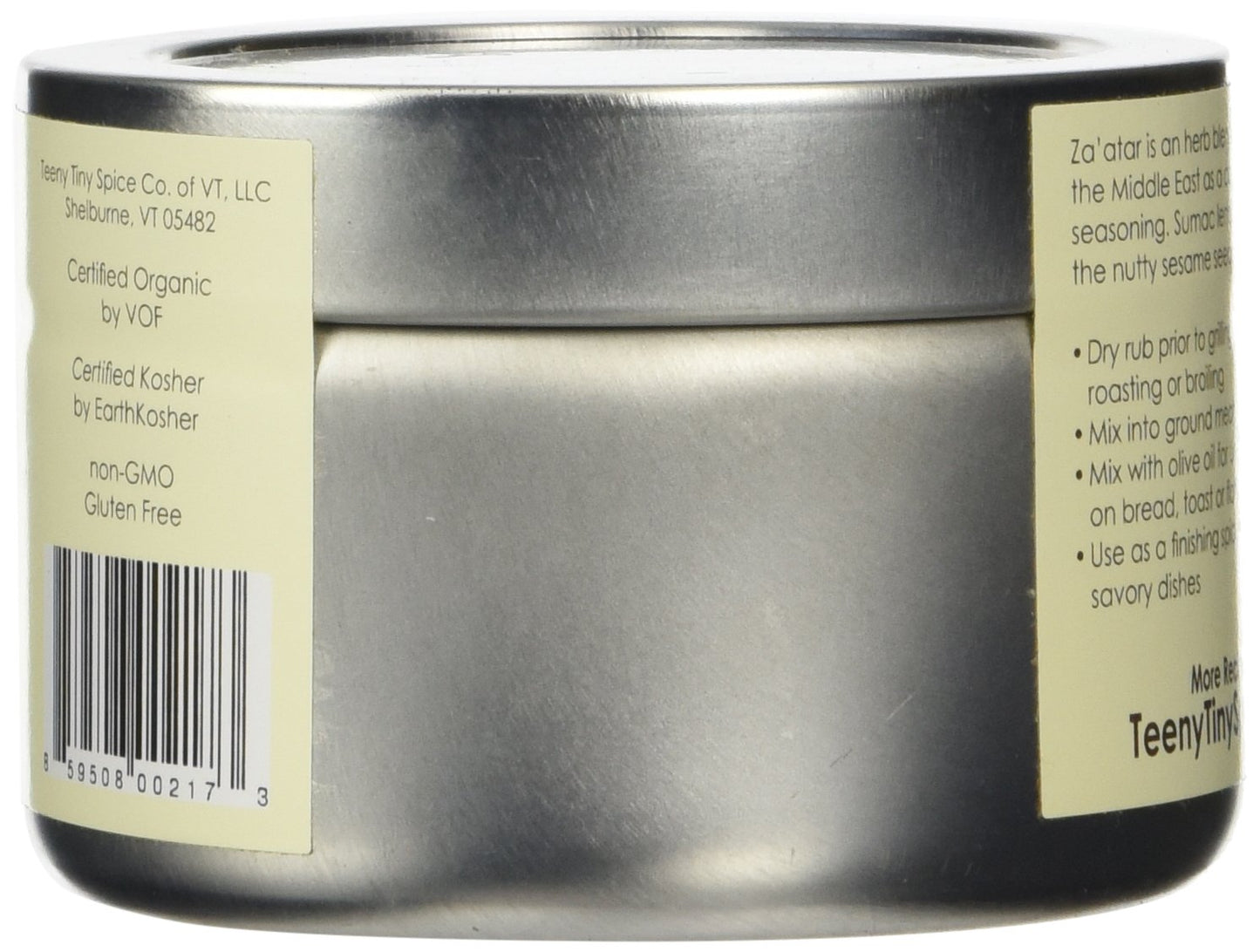 Teeny Tiny Spice Co. of Vermont Organic Za'atar, 2.8 Oz