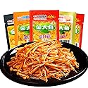 Chinese Specialties Spicy Red Oil Enoki Mushroom, Pickled Vegetables, Latiao Spicy Strips, Chili Sauce Pickle, Crispy Mushroom, Snack Relish Gift
