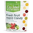 Dr. John’s Sugar Free Candy, Healthy Hard Candy with Zero Sugar, Low Calorie Snacks, Keto Friendly, Vegan, Gluten Free, Fresh Fruit Flavors, 100