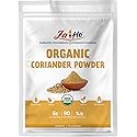 Jai Ho Certified USDA Organic Ground Coriander Powder - 1 LB - Gluten-Free, Vegan, Non-GMO - Resealable Zip Lock Pouch