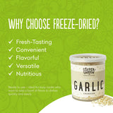 Super Garden Freeze Dried Garlic Granules | 100% Natural, No Artificial Additives or Preservatives | Perfect Granulated Garlic for Cooking, Seasoning