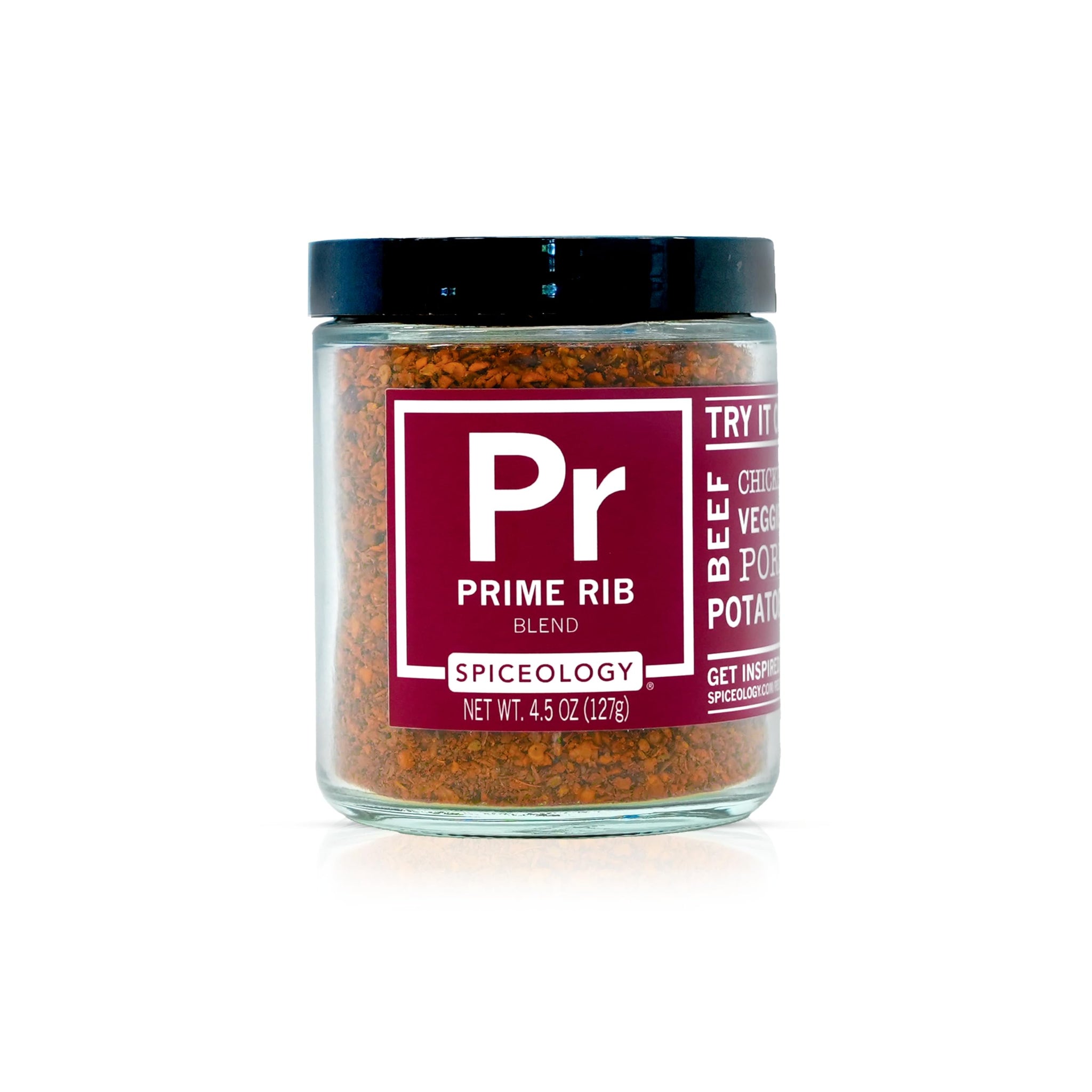 Spiceology - Prime Rib Rub - Bold, Savory Seasoning with Garlic, Smoked Paprika & Tomato - Perfect for Prime Rib, Steak, Brisket, Ribs, Pork