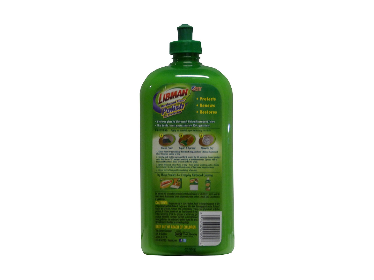 Libman 2055 Hardwood Floor Polish, 24-Ounce