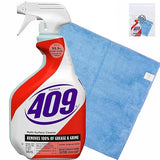 GLOBAL PACKING SOLUTIONS 409 Multi-Surface Antibacterial Cleaner Degreaser Spray 32 oz Kills 99.9% of Germs Including COVID-19 Virus bundled