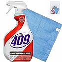 GLOBAL PACKING SOLUTIONS 409 Multi-Surface Antibacterial Cleaner Degreaser Spray 32 oz Kills 99.9% of Germs Including COVID-19 Virus bundled