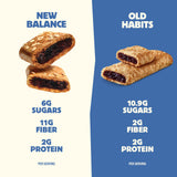 Olyra Blueberry Fruit Bars, Soft Baked, Prebiotic High Fiber Snack, Organic Snacks, Healthy Snacks for Adults and Kids, Low Sugar, Vegan, Office