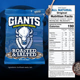 GIANTS Original Sunflower Seeds - Sunflower Seeds to Eat, Sunflower Seeds Bulk, Lightly Salted Sunflower Seeds for Eating, High Protein Snack - 5.75