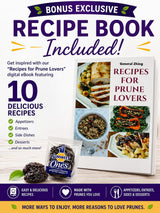 Sunsweet Ones Individual Pitted Prunes - 2 PACKS (12 oz each) of Individually Wrapped Dried Prunes PLUS Our Prune Recipe E-Book (Downloadable)